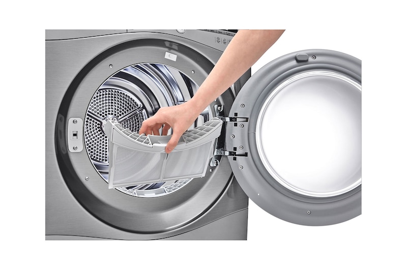 LG Dryer, Condensing Type, 10.2 Kg, Sensor Dry, Smart Diagnosis™, RC9066C3F