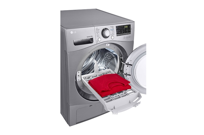 LG Dryer, Condensing Type, 10.2 Kg, Sensor Dry, Smart Diagnosis™, RC9066C3F