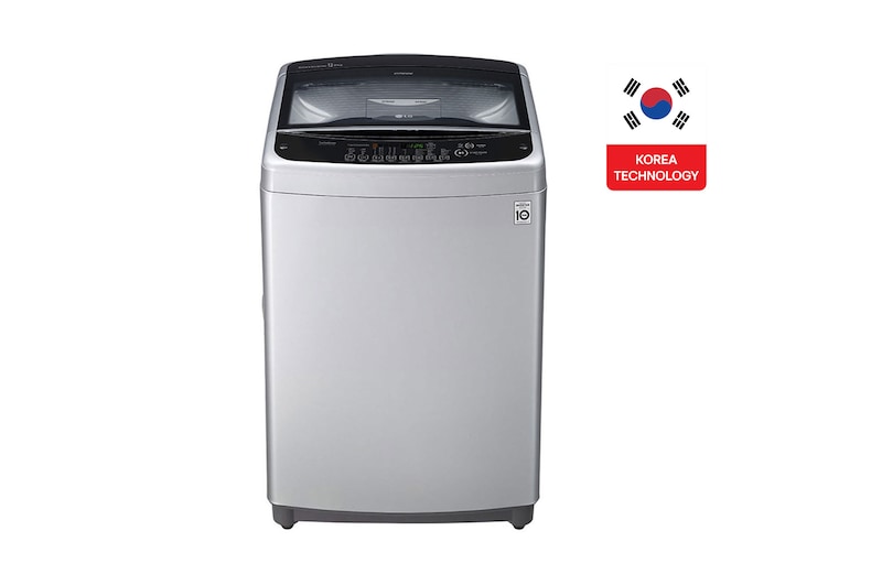 Front view of 12 Kg Smart Inverter Top load Washing Machine Turbo Drum, Soft Closing Door T1288NEHGE