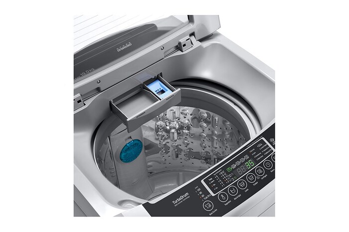 LG Top Load Washer, 18.5 kg, Smart Inverter Control, TurboDrum™, Smart Diagnosis™, T1885NEHTE