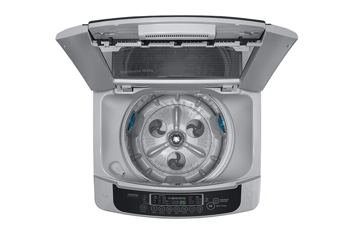 LG Top Load Washer, 18.5 kg, Smart Inverter Control, TurboDrum™, Smart Diagnosis™, T1885NEHTE