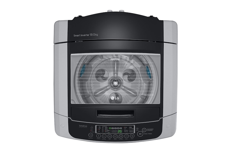 LG Top Load Washer, 18.5 kg, Smart Inverter Control, TurboDrum™, Smart Diagnosis™, T1885NEHTE