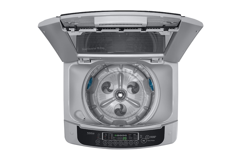 LG Top Load Washer, 18.5 kg, Smart Inverter Control, TurboDrum™, Smart Diagnosis™, T1885NEHTE