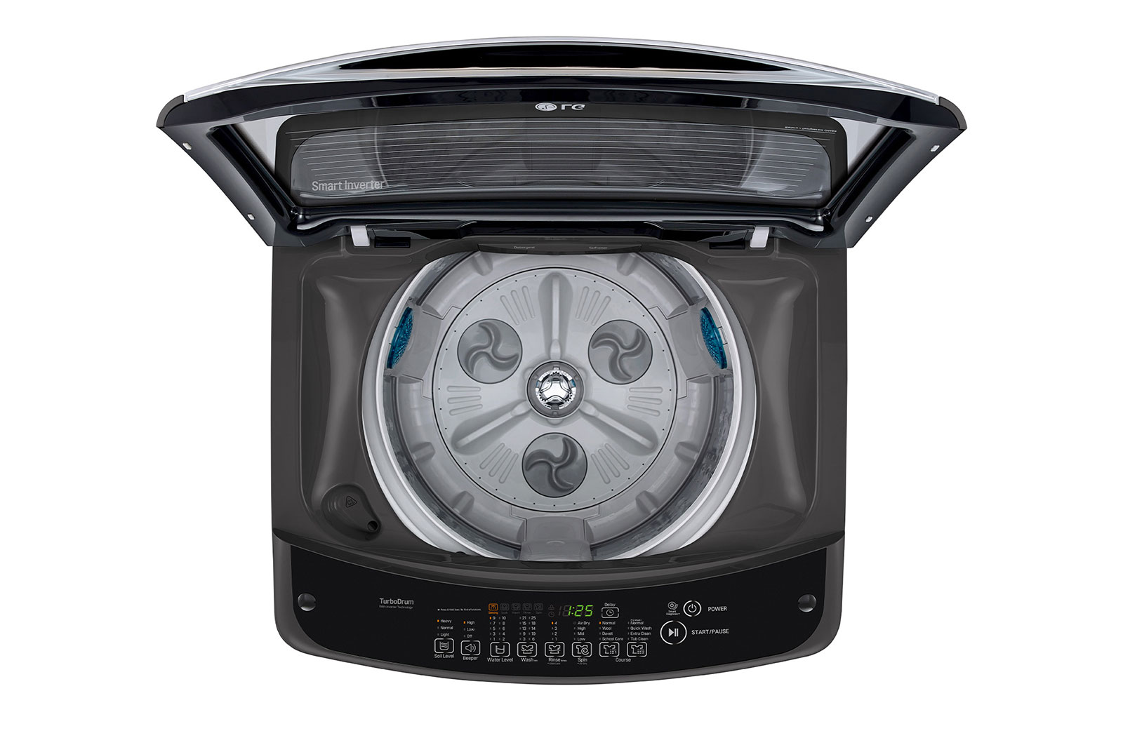 LG 18.5 Kg Smart Inverter Top load Washing Machine ,Turbo Drum, Soft Closing Door, T1988NEHTB