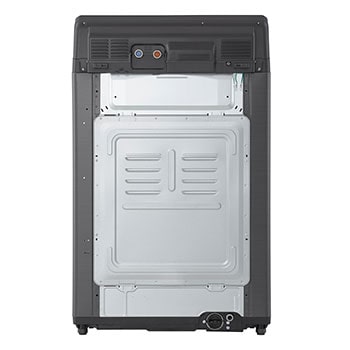 left perspective view of an open door