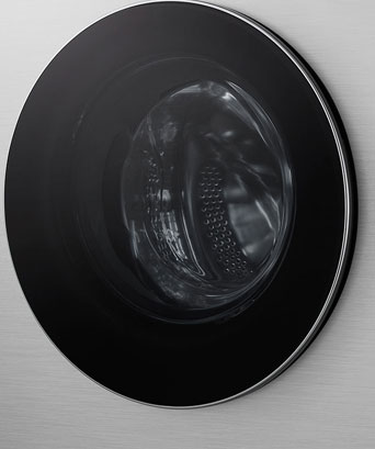 Washing machine tempered glass door