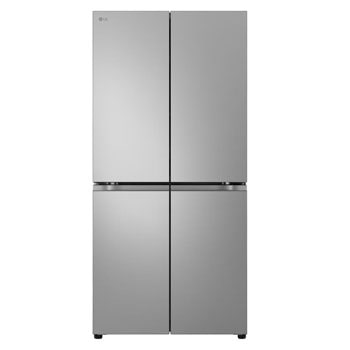 Front view|LG Refrigerator, 423 Liter, Instaview, Black|GC-B22FFLZB