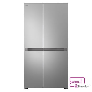 Front Image|LG Refrigerator, 658L, Side by Side, I-Micom|GC-B257KLJW