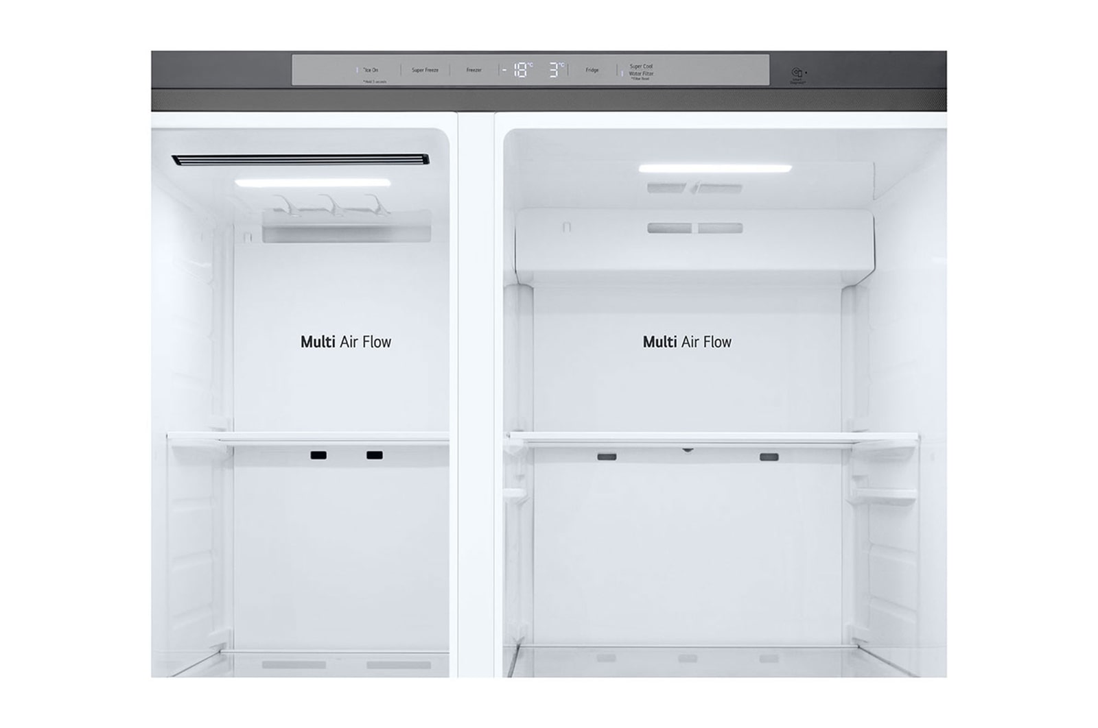  single door open with food