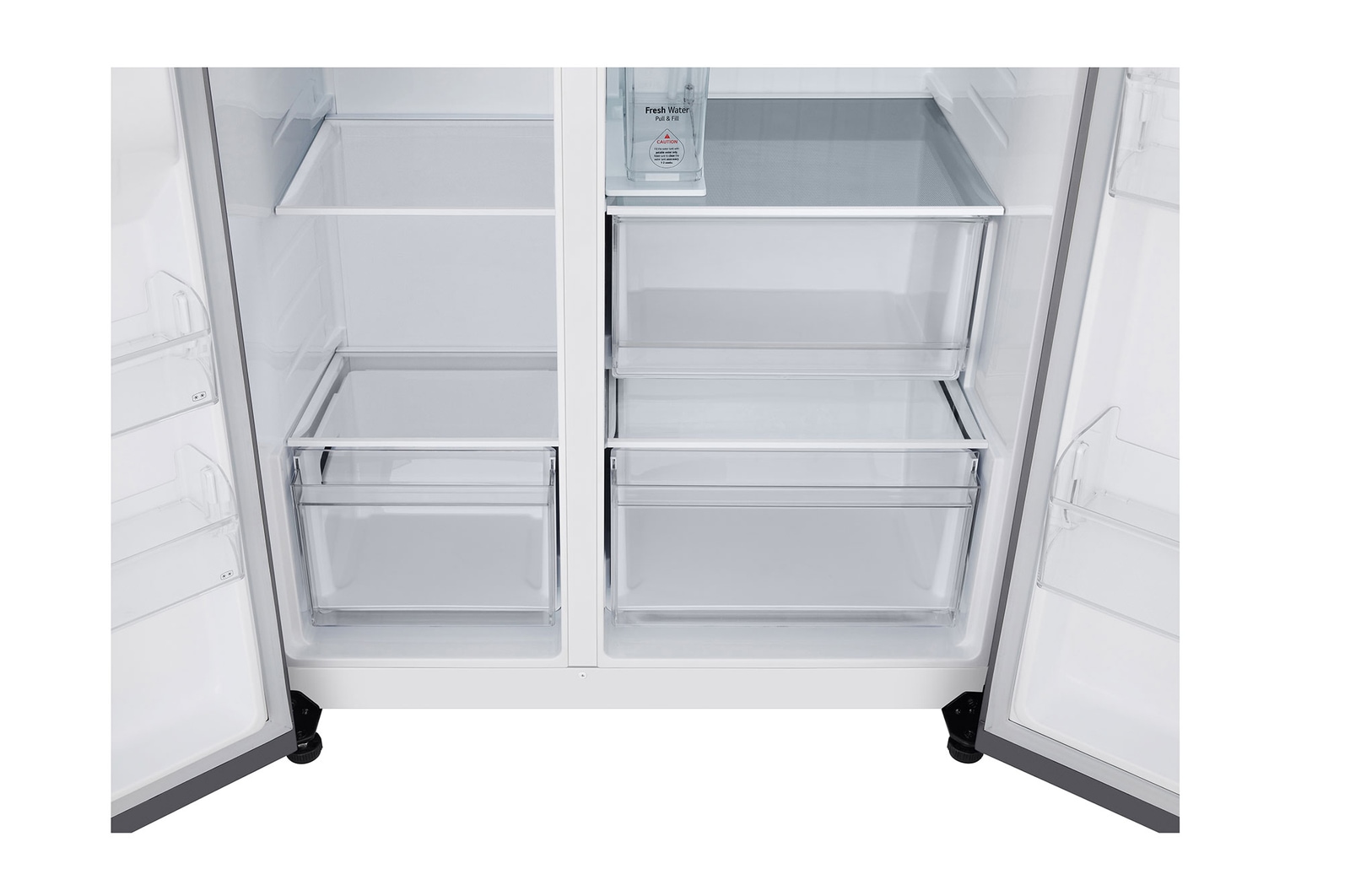 LG  LG Refrigerator, 641L, Silver, Non Plumbed, GC-J257KLKW