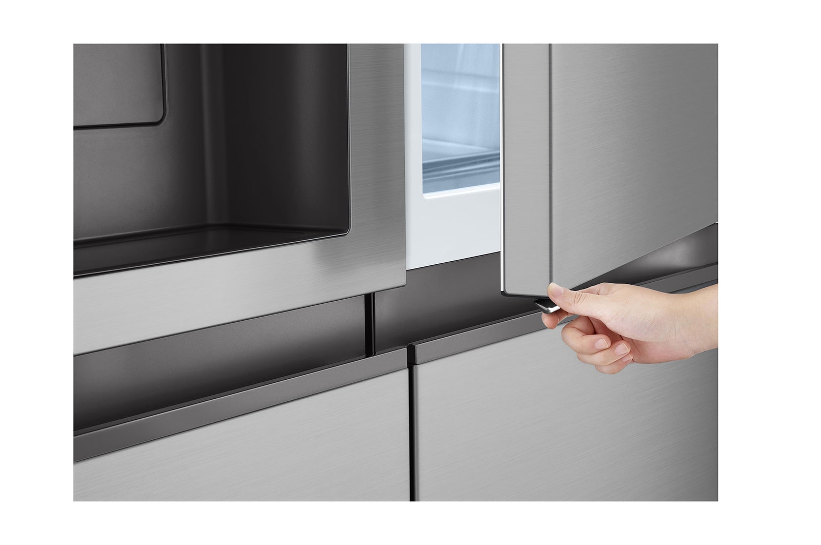 LG  LG Refrigerator, 641L, Silver, Non Plumbed, GC-J257KLKW