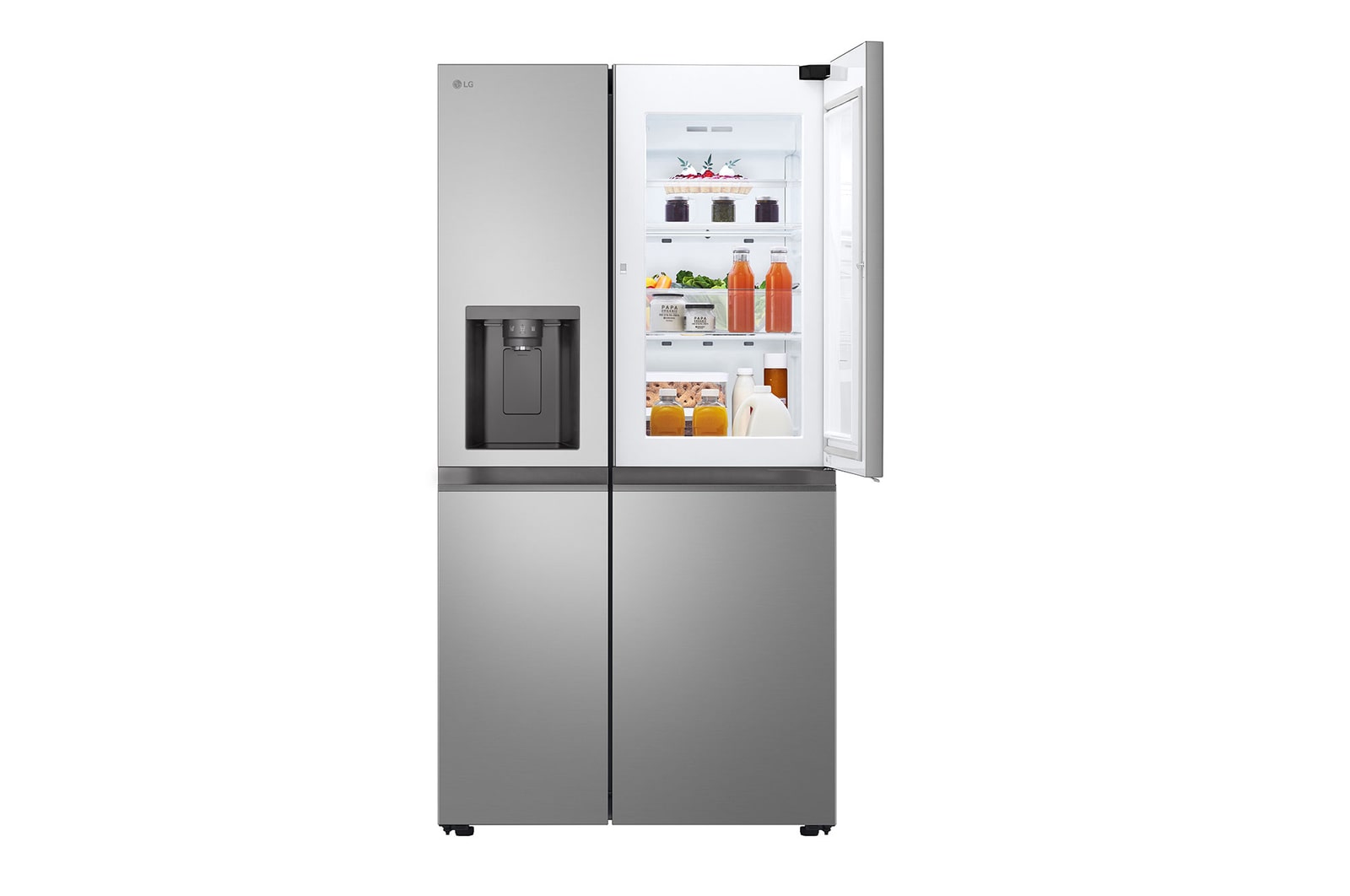 LG  LG Refrigerator, 641L, Silver, Non Plumbed, GC-J257KLKW