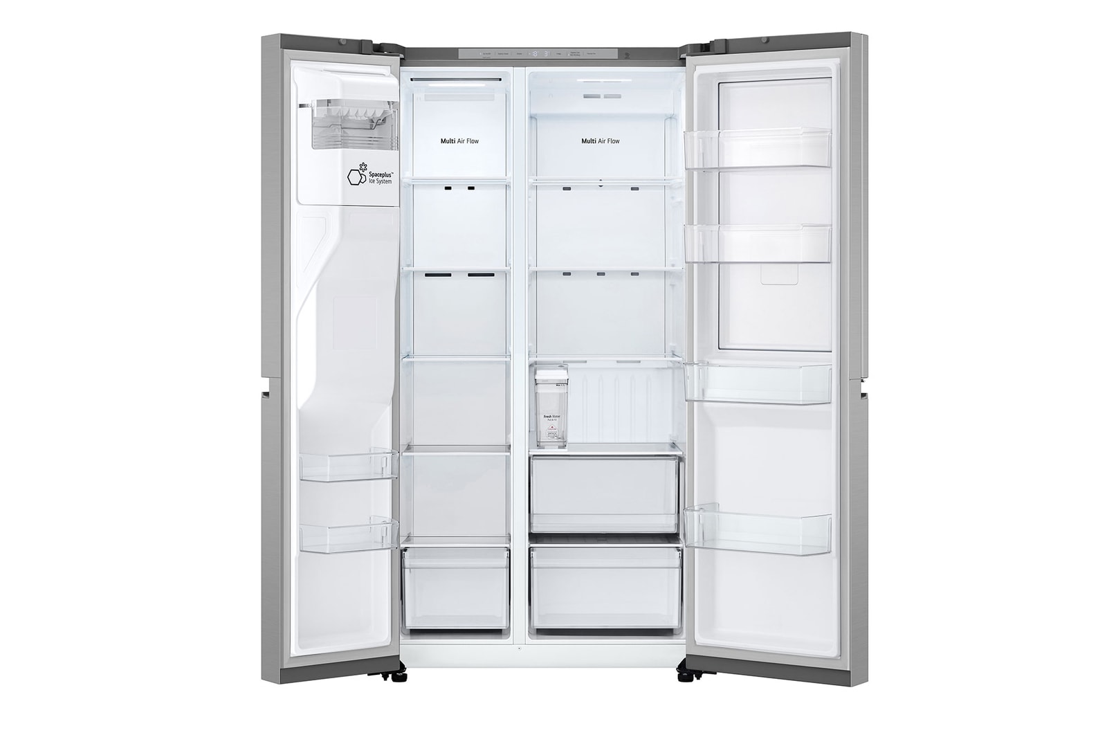 LG  LG Refrigerator, 641L, Silver, Non Plumbed, GC-J257KLKW