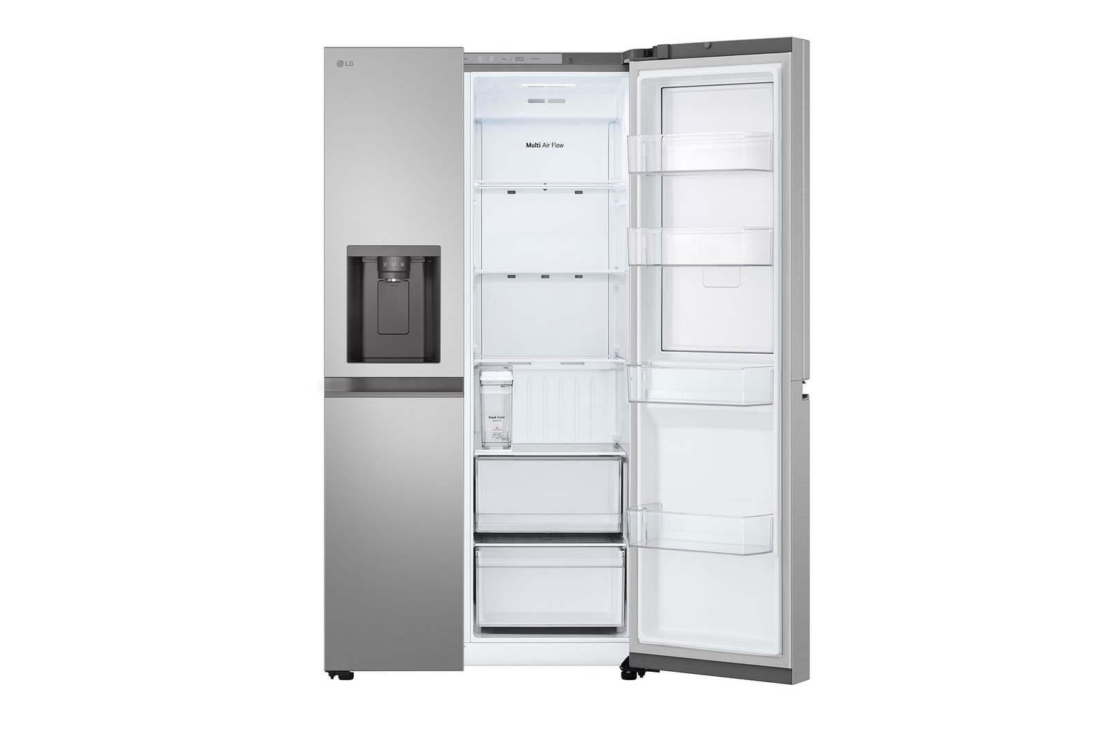 LG  LG Refrigerator, 641L, Silver, Non Plumbed, GC-J257KLKW