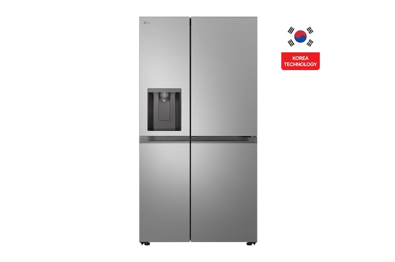 Front view of LG Refrigerator, 641L, Silver, Non Plumbed GC-J257KLKW