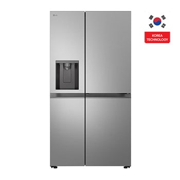 Front view of LG Refrigerator, 641L, Silver, Non Plumbed GC-J257KLKW