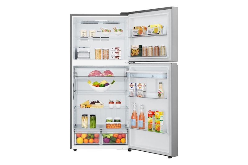 Front open view with food stored