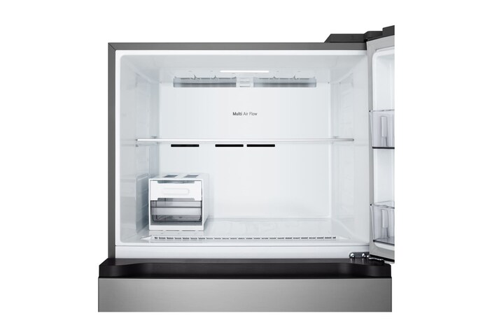 Interior view of freezer