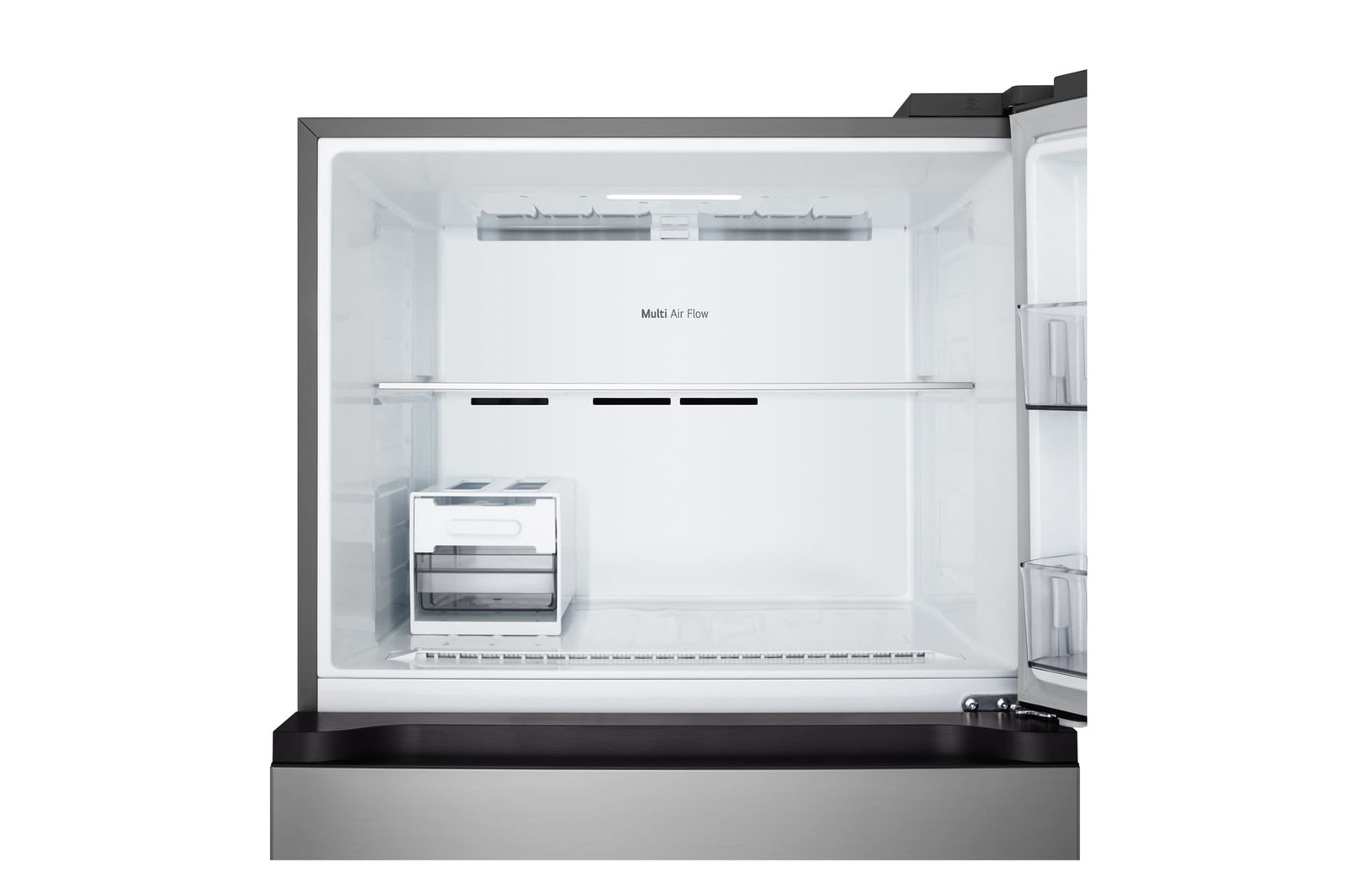 Interior view of freezer