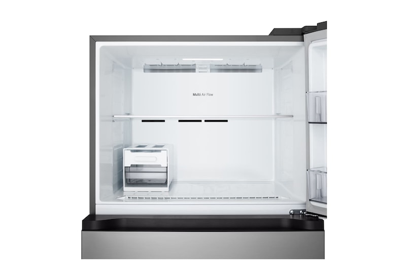 Interior view of freezer