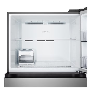 Interior view of freezer