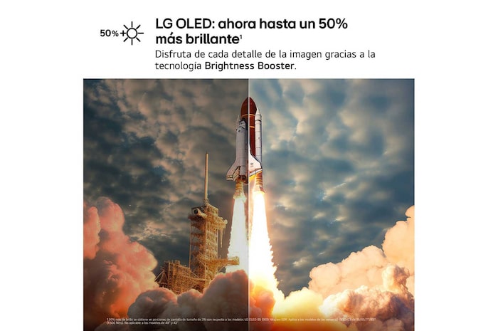 The alpha 9 AI Processor Gen8 lights up with different shades of blue and bolts of light shoot out from it highlighting its circuits. Performance statistics are visible. 1.7 times greater AI neural processing, NPU. 1.7 times faster operation, CPU. 2.1 times improved graphics, GPU.