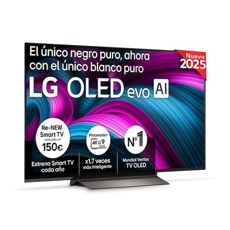 Outlet Smart TV LG OLED evo AI C5 48 pulgadas 4K 2025 - OLED48C5ELB.OUTLET