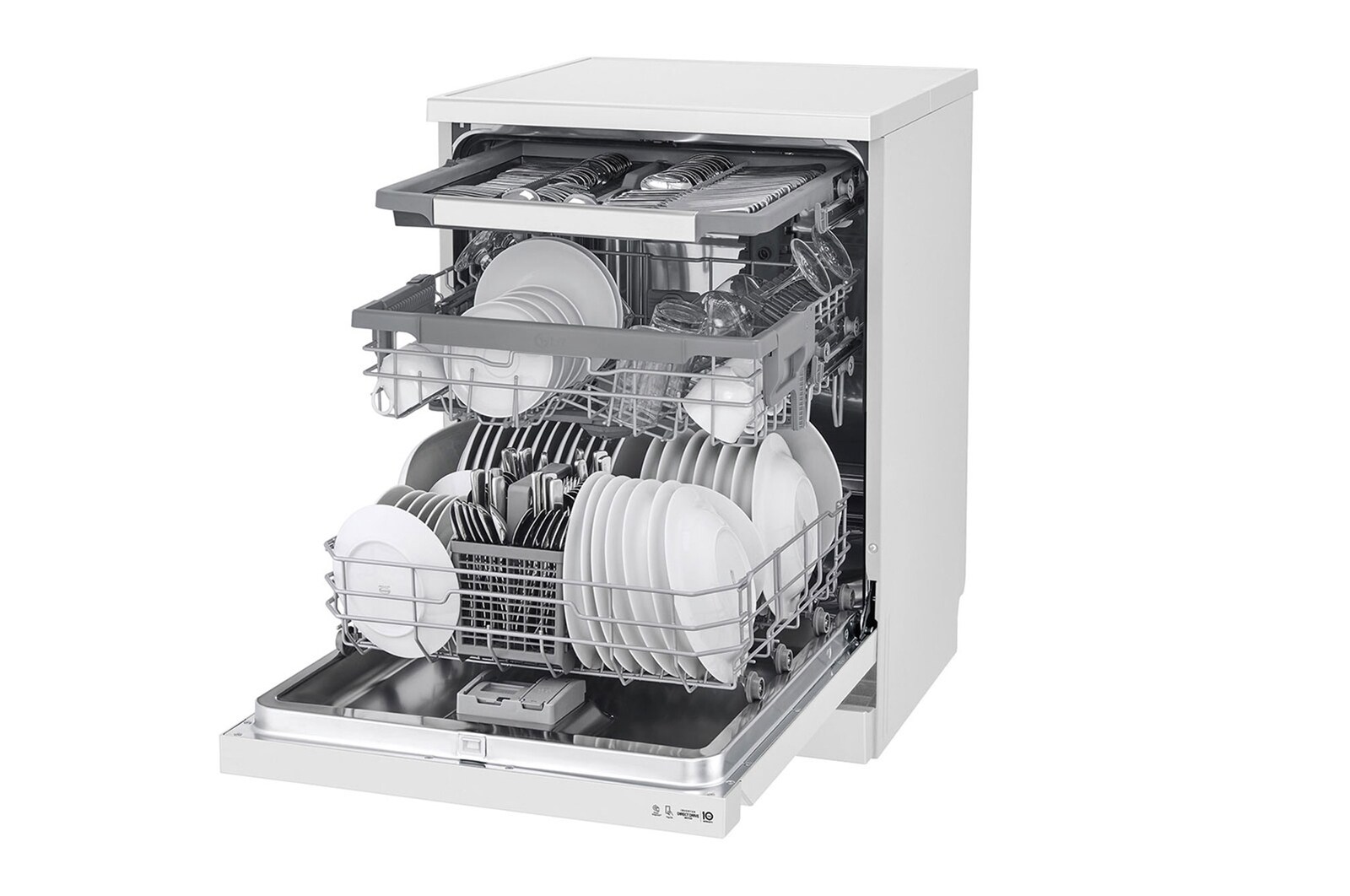 LG Outlet Lavavajillas LG QuadWashTM, Blanco , D, DF243FW.OUTLET