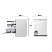 LG Outlet Lavavajillas LG QuadWashTM, Blanco , D, DF243FW