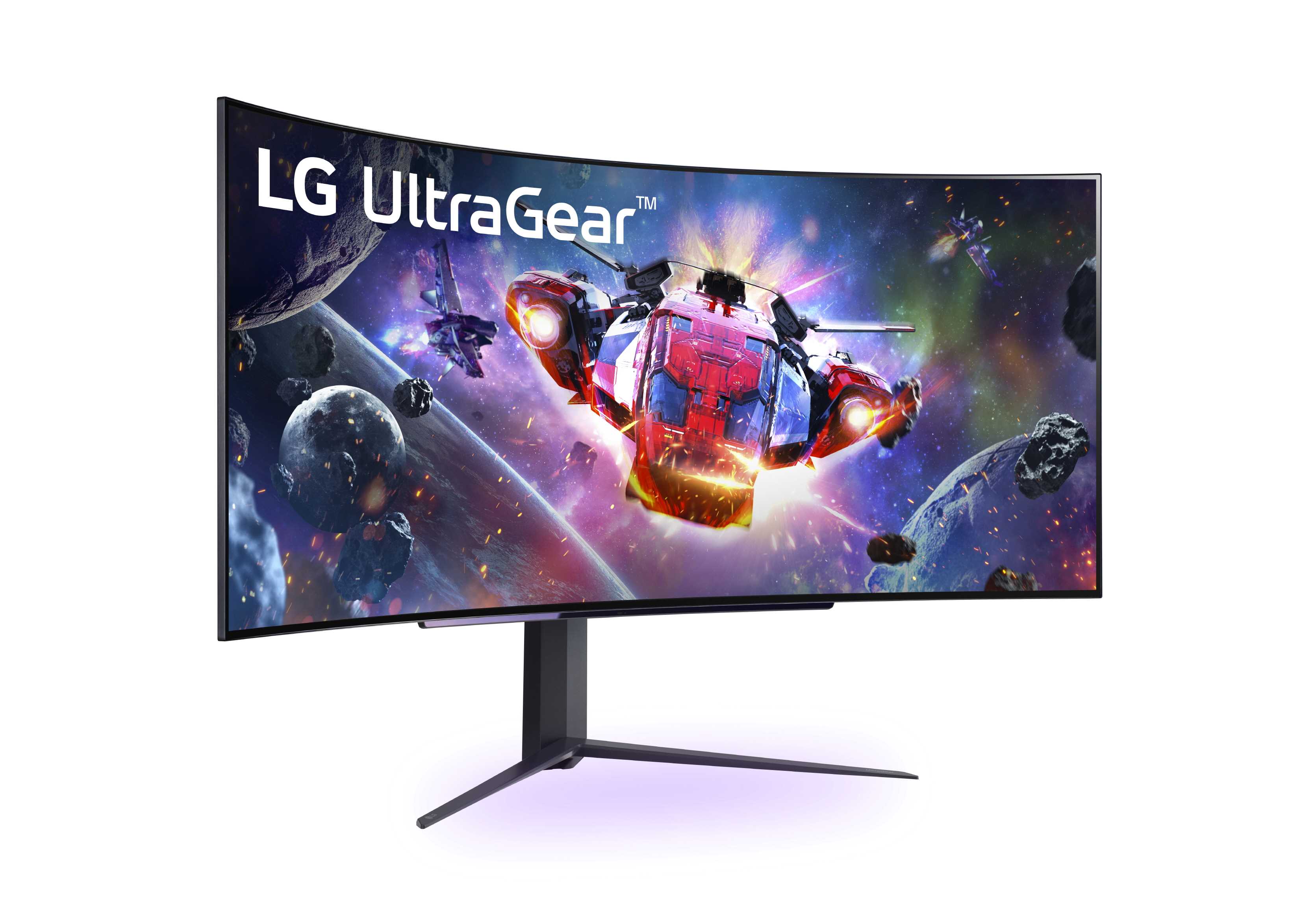 Imagen del monitor curvo oled ultragear