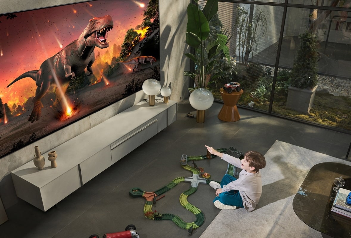 Imagen del monitor OLED más grande del mundo