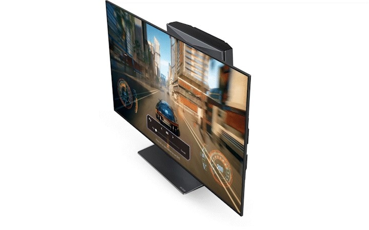Imagen del monitor flexible oled lg