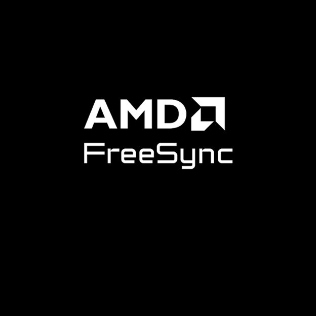 Imagen de monitor LG con logotipo AMD FreeSync en fondo negro ilustra la tasa de refresco variable contra la fragmentación.