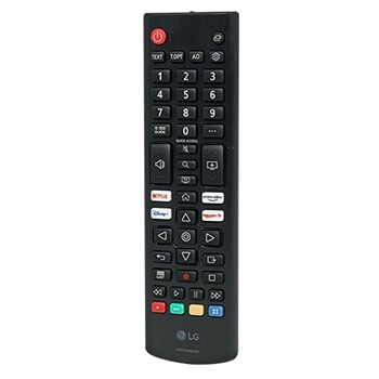 Vista frontal de Mando TV Universal LG 2024 AKB76043505