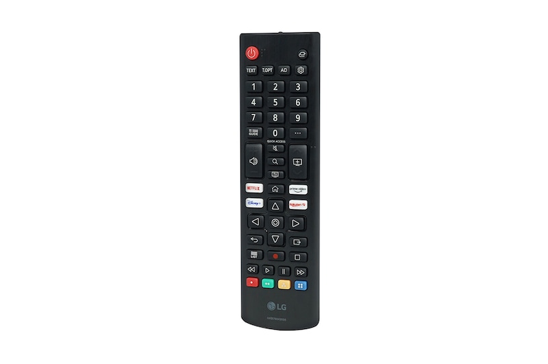 Vista frontal de Mando TV Universal LG 2024 AKB76043505