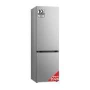 Vista frontal de Outlet Frigorífico Combi Door Cooling&#43;, 1,86m, Clasificación E, capacidad de 374l, inox antihuellas. Serie 300 GBV3100EPY.OUTLET