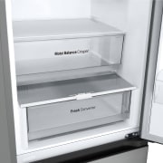LG Outlet Frigorífico Combi Door Cooling+, 1,86m, Clasificación E, capacidad de 374l, inox antihuellas. Serie 300, GBV3100EPY.OUTLET
