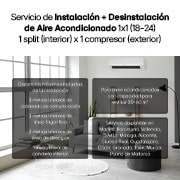 LG Instalación y Desinstalación de Aire Acondicionado 1x1 (18-24), Inst y Desinst de Aire Acondicionado 1x1 (18-24)