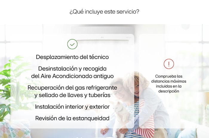 LG Instalación y Desinstalación de Aire Acondicionado LG 1x1 (18-24 BTU), Inst y Desinst de Aire Acondicionado 1x1 (18-24)