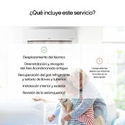 LG Instalación y Desinstalación de Aire Acondicionado 2x1, Inst y Desinst de Aire Acondicionado 2x1
