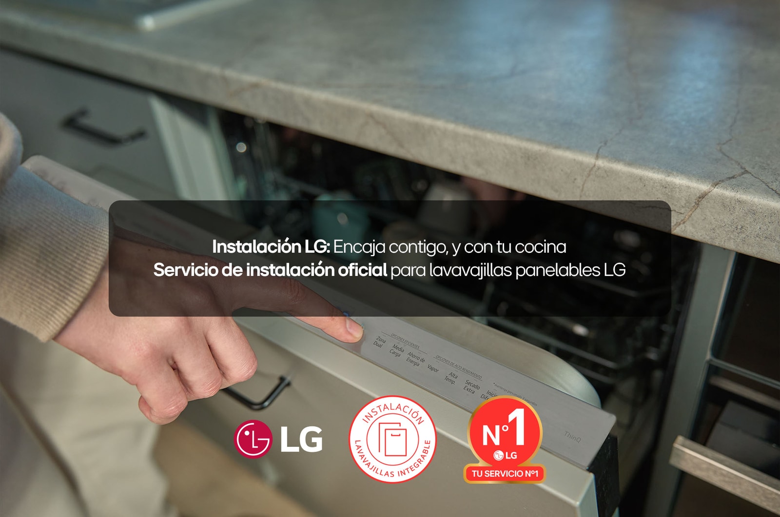 LG Instalación Panel Lavavajillas Integrable, ServicioIPLI
