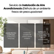 LG Instalación de Aire Acondicionado 1x1 (18-24), Instalación de Aire Acondicionado 1x1 (18-24)