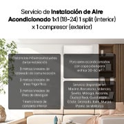 LG Instalación de Aire Acondicionado 1x1 (18-24), Instalación de Aire Acondicionado 1x1 (18-24)
