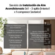 LG Instalación de Aire Acondicionado 3x1, Instalación de Aire Acondicionado 3 x1