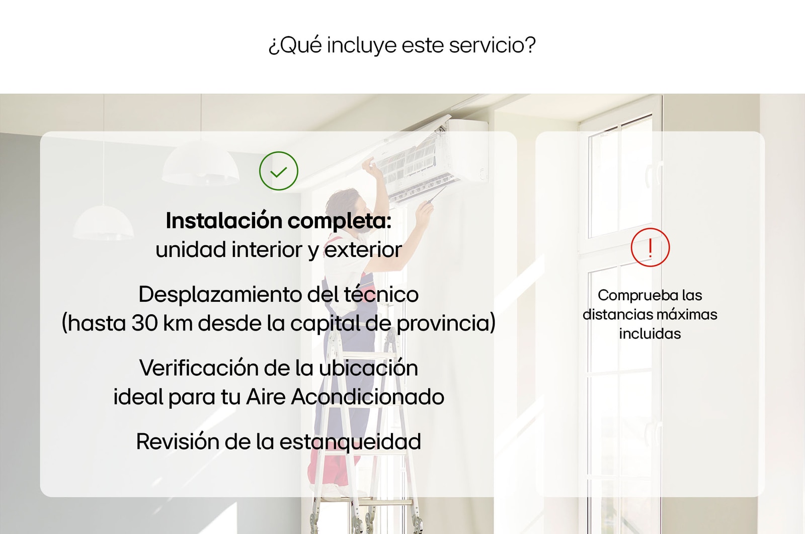 LG Instalación de Aire Acondicionado 1x1 (18-24), Instalación de Aire Acondicionado 1x1 (18-24)