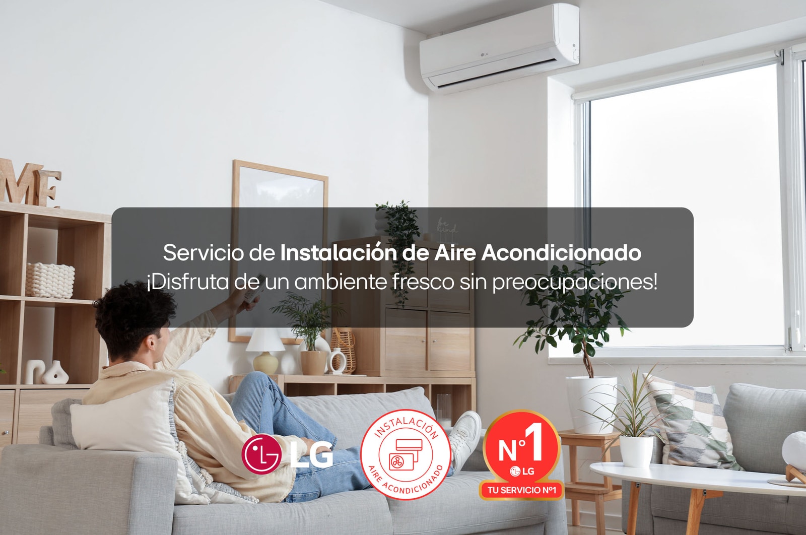 LG Instalación de Aire Acondicionado 1x1 (18-24), Instalación de Aire Acondicionado 1x1 (18-24)