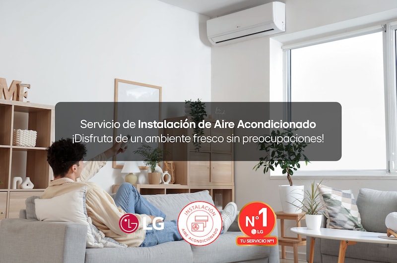 LG Instalación de Aire Acondicionado LG 1x1 (18-24 BTU), Instalación de Aire Acondicionado 1x1 (18-24)