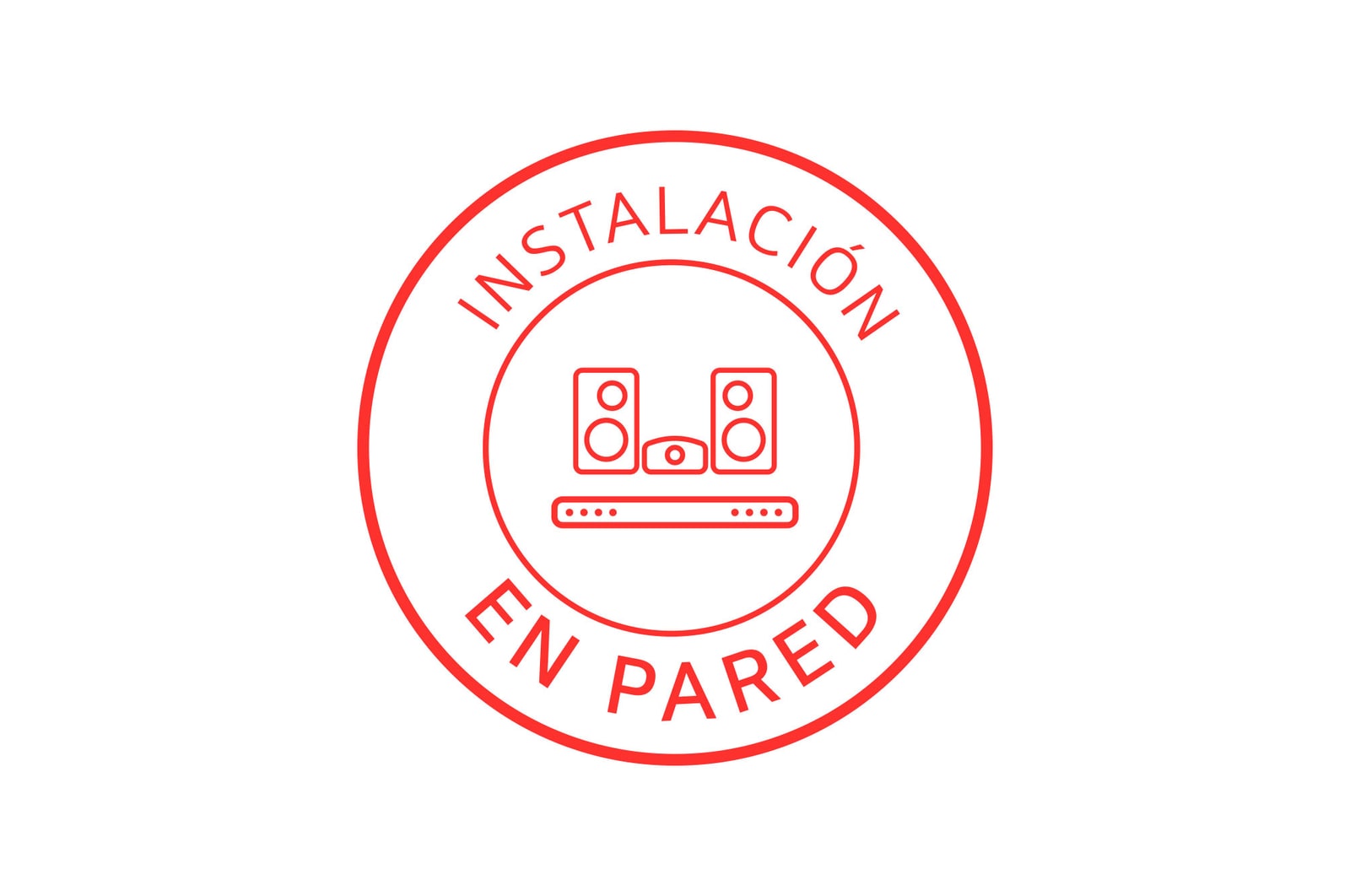 LG Instalación en pared de barra de sonido LG, SERVICIOIBS