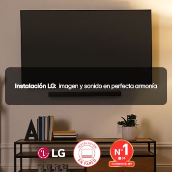 LG Instalación en pared para TV (desde 55") y barra de sonido LG, SERVICIOITVP55BS