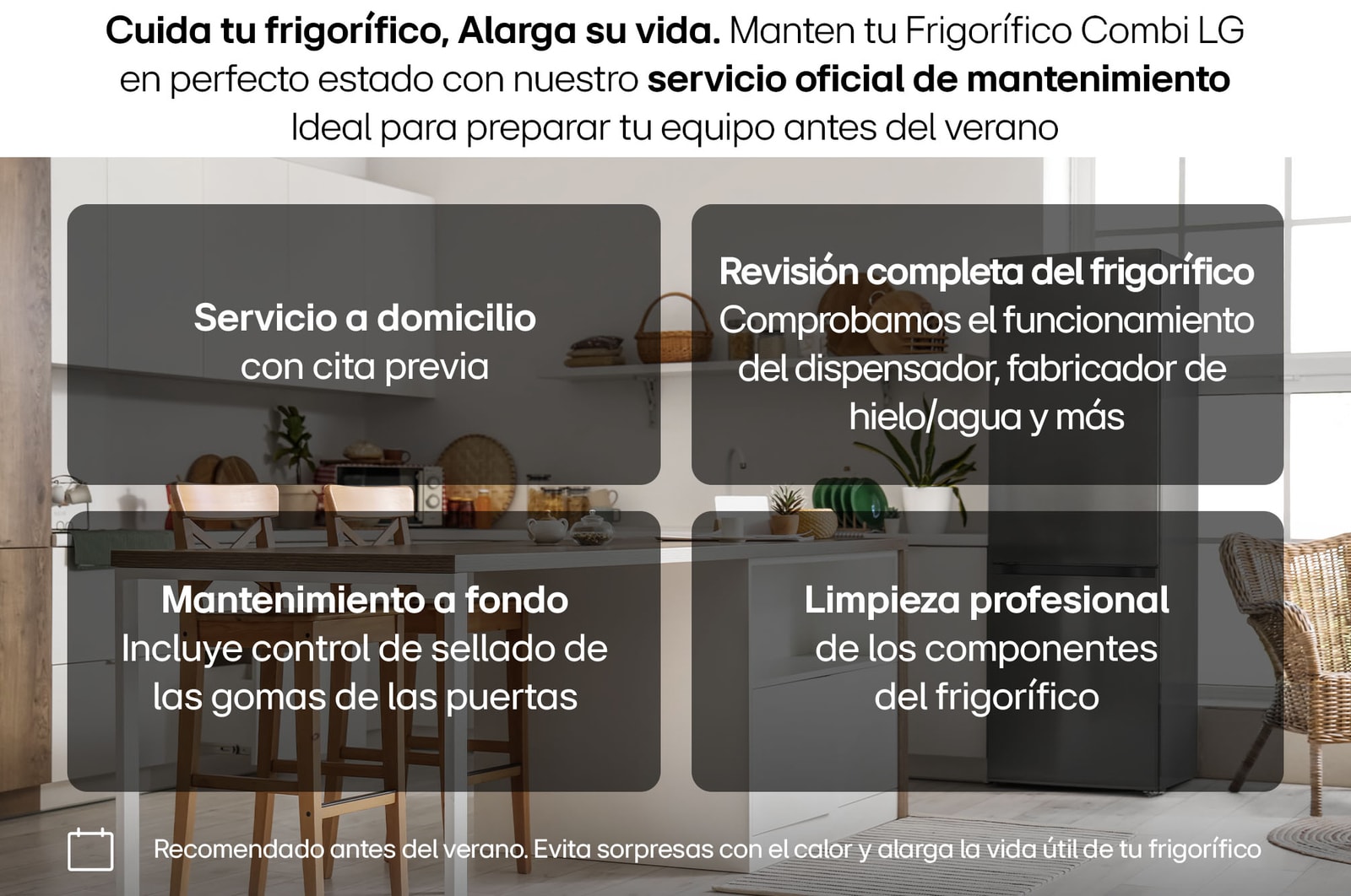 LG Servicio de Mantenimiento para frigoríficos Combi, ServicioMFC